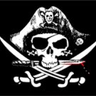 Dead Mans Chest Tri Corner Pirate Flag 3x5 Boat/Motorcycle