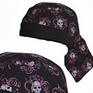 Head Wench - Pirate / Biker Chick Skull Bandana / Headwrap / Do-Rag