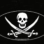 Jack Rackham Oval Pirate Sticker!