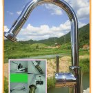 One handle kitchen faucet with pulldown spout