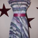 Purple Multi Vintage Dress