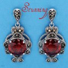 Elegant Earrings With 11.60ctw Marcasites and Cubic zirconia