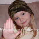 Crochet Army -Military- Green Camoflauge Beanie *Any Size Available*