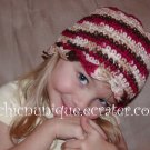 Boutique Crochet Cherry Chip Beanie *Any size Available*