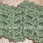 Crochet *Sage Green* Headband *compatible for clips* fits 16"-22"