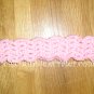 Crochet *Baby Pink* Headband *compatible for clips* Fits 16"-22"
