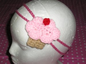 Adorable Cherry or Blueberry Cupcake Birthday Hair Clip or Pin *New With Tags*