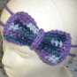 New! Crochet Headband & Attached Crocheted Bow *Colors & Size of your choice*  *FREE SHIPPING*