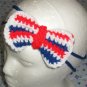 New! Crochet Headband & Attached Crocheted Bow *Colors & Size of your choice*  *FREE SHIPPING*