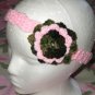 New With Tags Pink Camo Camoflauge Headband & Flower Clip *Any Size or Color Combo*