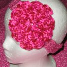 New With Tags Pink Tones Headband & 3 Layering Flower Clip