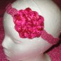 New With Tags Pink Tones Headband & 3 Layering Flower Clip