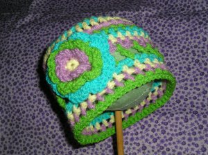 &acirc;��SWEET PEA&acirc;�� Baby Crochet Flower Photo Hat Beanie *Any Size Available*