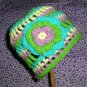 &acirc;��SWEET PEA&acirc;�� Baby Crochet Flower Photo Hat Beanie *Any Size Available*