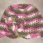 New Pink Camo Hat With Double Flower *Any Size*