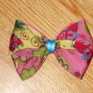 New! Groovy Boutique Floral Flower Motif 3.5" Hair Bow