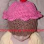 Adorable Cherry Cupcake Birthday Hat -Any Size Available- *Infant-Adult*