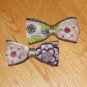 Groovy Chic Boutique Glitter Floral Flower Hair Clip Set of 2