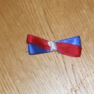 Red, White & Blue 4th of July 2" Hair Bow With Knot Center