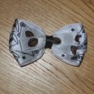 Football Cheerleader Boutique Hair Bow Clip