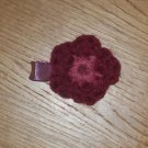 Mini Crochet Flower *Burgundy & Pink*