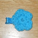 Mini Crochet Flower *Turquoise Blue*