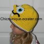 Boy's Spongebob Squarepants Crochet Hat W/ Trim*Any Size Available*