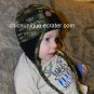 Military Army Aviator Earflap Crochet Hat *Any Size/Color Available*