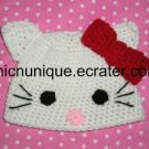 Adorable Hello Kitty Crochet Hat -Any Size- *Infant-Adult*