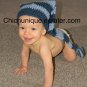 Boutique Infant Photo Prop Crochet Stocking Elf Hat Cap