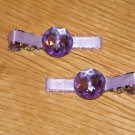 Only 1 Set Left!  Set of Light Purple Gem Clips!