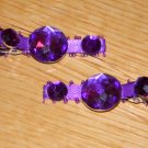 New!!  Set of Purple Gem Hair Clips!