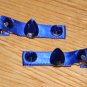 New!!  Set of Blue Sparkle Gem Hair Clips!