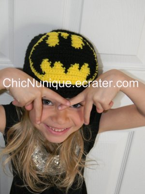 &acirc;�&cent;&acirc;��&acirc;�&cent; BATMAN!!  Custom Crochet Hat *Any Size Available* &acirc;�&cent;&acirc;��&acirc;�&cent;