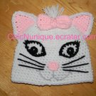 Marie The Cat off of Aristocat Custom Crochet Hat *Any Size*
