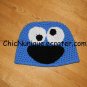 Sesame Street Cookie Monster Adorable Custom Crochet Hat *Any Size Available*