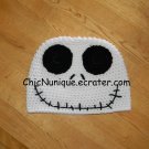 Nightmare Before Christmas, Jack Skellington Crochet Adult Size Hat