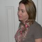 Hickey Hider Hooded Cowl/Neckwarmer/Hankie Scarf With Fringe & Buttons *Pink Camoflauge*Child-Adult