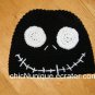 Nightmare Before Christmas, *BLACK* Jack Skellington Crochet Hat *Any Size Available*