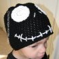 Nightmare Before Christmas, *BLACK* Jack Skellington Crochet Hat *Any Size Available*