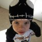 Nightmare Before Christmas, *BLACK* Jack Skellington Crochet Hat *Any Size Available*