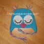 ◘ Custom Crochet Girl's Sleepy Sleeping Owl Earflap Hat •All Sizes/Colors Available•