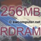 256MB PC600 RDRAM 2 128MB ECC Rambus M128-24 . . . . (FREE S/H, 30-Day no-DOA) [SWCC]