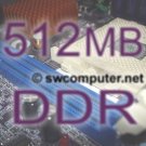 512MB PC2100 DDR SDRAM 266MHz 2100 RAM M512-3 . . . . (FREE S/H, 30-Day no-DOA) [SWCC]