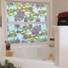 Wallpaper For Windows! Biscayne Privacy Stained Glass 16in x 74in by Wallpaper For Windows