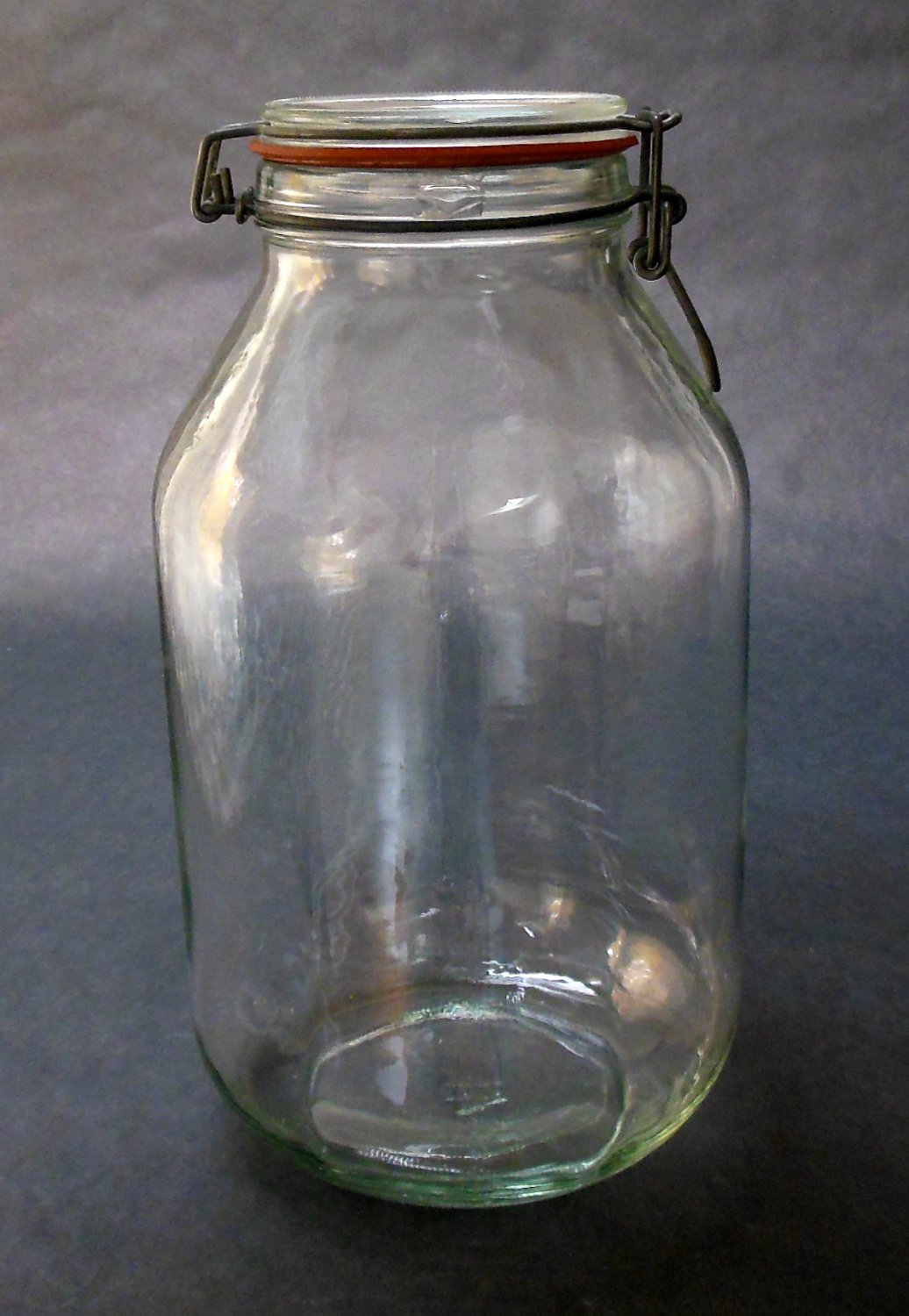 Download Vintage Clear Glass Canister Jar With Metal Locking Lid ... Yellowimages Mockups