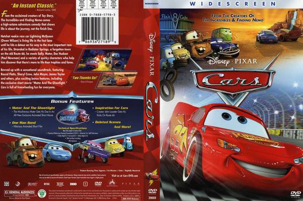 cars disney dvd 2006 widescreen