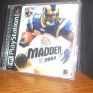 PS1/PSX: Madden 2003(USED)