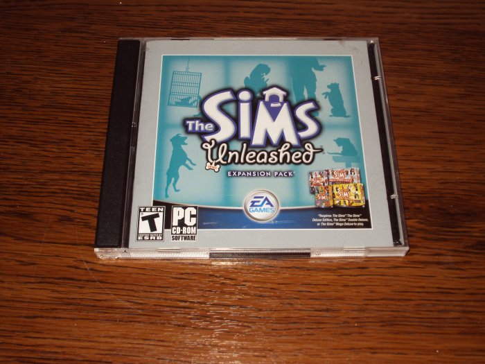 PC The Sims Unleashed EXPANSION PACK *USED*
