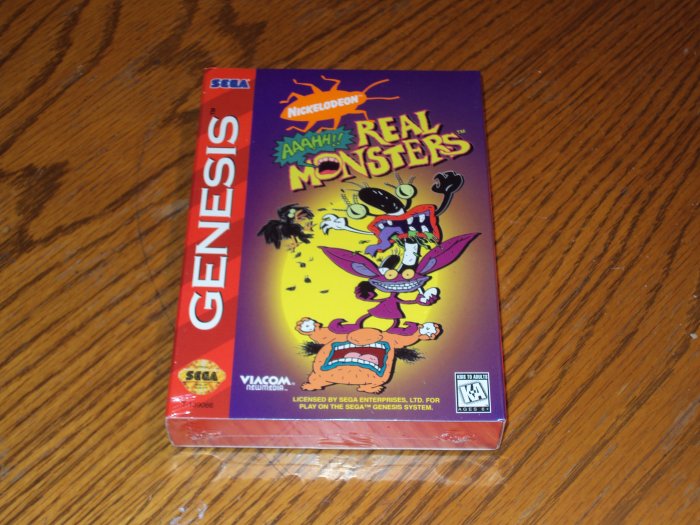 Sega Genesis: Aaahh! Real Monsters *SEALED*